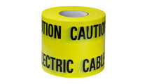 Caution Electric Cable Below Tape